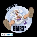 T-SHIRT ABYSTYLE One Piece [Monkey D. Luffy Gear 5] Grösse [S]