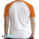 T-SHIRT ABYSTYLE Naruto Shippuden [Naruto Weiss/Orange] Grösse [S]