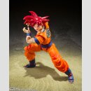 BANDAI SPIRITS S.H.FIGUARTS Dragon Ball  Super [Super Saiyan God Son Goku] Saiyan God Instilled with the Light of Righteous Hearts