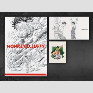 ICHIBAN KUJI SICHTMAPPE & STICKER One Piece: Nankoufuraku no Futokorogatana [Monkey D. Luffy]