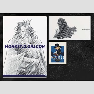ICHIBAN KUJI SICHTMAPPE & STICKER One Piece: Nankoufuraku no Futokorogatana [Monkey.D.Dragon]