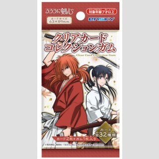 ENSKY CLEAR CARD COLLECTION BOX Rurouni Kenshin: Meiji Swordsman