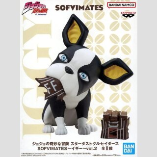 BANDAI SOFVIMATES JoJos Bizarre Adventure Part III: Stardust Crusaders IGGY Ver. 2