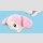 FURYU PLÜSCH Sanrio Characters MY MELODY Lying Ver.