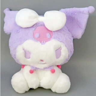 EIKOH PLÜSCH Sanrio Characters KUROMI mit weisser Schlaufe Ver.