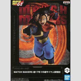 BANDAI SPIRITS MATCH MAKERS Dragon Ball GT SUPER 17 (VS Super Saiyan Son Goku)