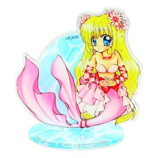 MERMAID MELODY Pichi Pichi Pitch Acrylaufsteller NANAMI LUCHIA with Flowers