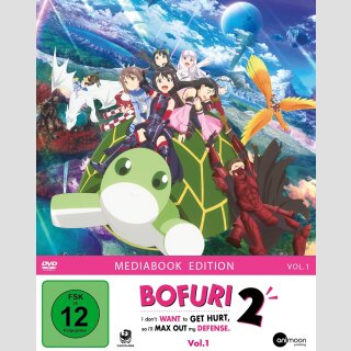 Bofuri: I Dont Want to Get Hurt, So Ill Max Out My Defense (Staffel 2) vol. 1 [Mediabook Edition] mit Sammelschuber [Blu Ray]