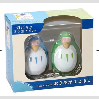 STUDIO GHIBLI FIGUREN-SET The Boy and the Heron: Parakeets BLUE & GREEN