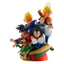 MEGAHOUSE LOGBOX RE BIRTH 02 Dragon Ball Z GOKU, GOGETA, VEGETA & VEGITO