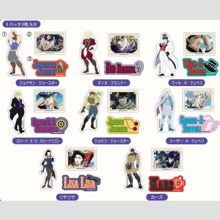 JOJOs BIZARRE ADVENTURE Part 1 PHANTOM BLOOD & Part 2 BATTLE TENDENCY Device Sticker