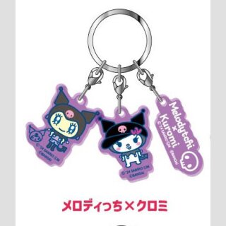 TAMAGOTCHI  x SANRIO CHARACTERS Melodicchi x Kuromi Trio Acryl Anhänger
