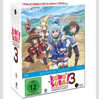 Kono Suba [Staffel 3] vol. 1 [Blu Ray] MEDIABOOK EDITION mit Sammelschuber