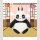 RANMA 1/2 Plüsch Anhänger PANDA