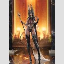 Dish Original Character PVC Statue 1/7 Priestess Shibuna 28 cm