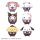 SANRIO CHARACTERS Fuwakororin vol. 4 Plüsch-Anhänger