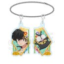 RANMA 1/2 Acryl Charm RYOGA & P-CHAN