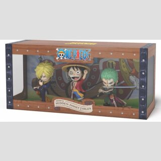 MIGHTY JAXX One Piece Freenys Hidden Dissectables Vinyl Figure  3-Pack LUFFY & ZORO & SANJI