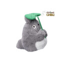 STUDIO GHIBLI PLÜSCH Mein Nachbar Totoro BIG TOTORO mit Blatt (21 cm)