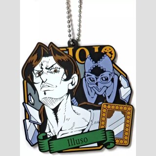 ICHIBAN KUJI JoJos Bizarre Adventure Part 5: Golden Wind Hitman Team Rubber Anhänger ILLUSO