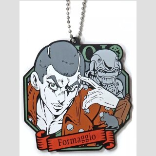 ICHIBAN KUJI JoJos Bizarre Adventure Part 5: Golden Wind Hitman Team Rubber Anhänger FORMAGGIO