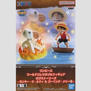 WCF (WORLD COLLECTABLE FIGURE) LOG STORIES One Piece MONKEY D. LUFFY  & GOING MERRY