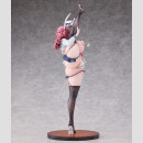 Original Character Statue 1/6 Lewd Girl I-shaped Balance - Akari Isshiki Tapestry Set Edition 36 cm