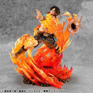MEGAHOUSE P.O.P. (PORTRAIT OF PIRATES) NEO-MAXIMUM One Piece PORTGAS D. ACE 15th Anniversary Super Limited Reprint Ver.