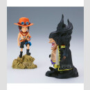 WCF (WORLD COLLECTABLE FIGURE) LOG STORIES One Piece PORTGAS D. ACE VS MARSHALL D. TEACH