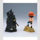 WCF (WORLD COLLECTABLE FIGURE) LOG STORIES One Piece PORTGAS D. ACE VS MARSHALL D. TEACH