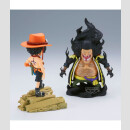 WCF (WORLD COLLECTABLE FIGURE) LOG STORIES One Piece PORTGAS D. ACE VS MARSHALL D. TEACH