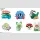 POKEMON Bikkura Tamago Lets Go! Bath Salts By Type GRASS TYPE POKEMON