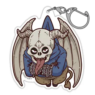 DOROHEDORO Tsumamare Acryl Anhänger CHIDARUMA
