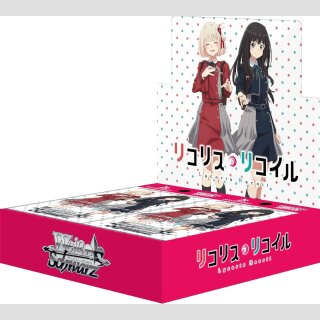 WEISS SCHWARZ CARD GAME BOOSTER DISPLAY Lycoris Recoil -JP-