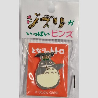 STUDIO GHIBLI PIN Mein Nachbar Totoro BIG TOTORO mit Blattschirm