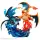 POKEMON ★MEGA CHARIZARD X★ vs ★MEGA CHARIZARD Y★ (21 cm) | G.E.M.EXシリーズ ポケットモンスター メガリザードンX＆メガリザードンY 完成品フィギュア