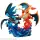 POKEMON ★MEGA CHARIZARD X★ vs ★MEGA CHARIZARD Y★ (21 cm) | G.E.M.EXシリーズ ポケットモンスター メガリザードンX＆メガリザードンY 完成品フィギュア