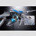 Astro Bot Chogokin Actionfigur Astro Bot & Dual Speeder