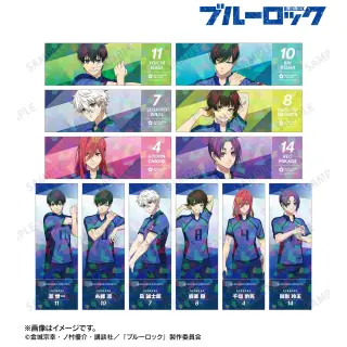 BLUE LOCK Newly Drawn Pre-Match Preparation Ver. Trading Hologram Ticket-Style Card Box (12 Stück)