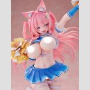 Original Character Statue 1/5 Kemomimi Cheer Girl illustration by Yatanuki Kei DX Version 35 cm