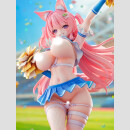 Original Character Statue 1/5 Kemomimi Cheer Girl illustration by Yatanuki Kei DX Version 35 cm