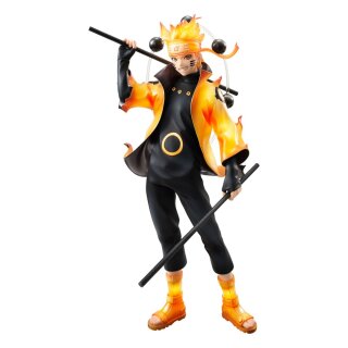 MEGAHOUSE G.E.M. SERIES Naruto Shippuden UZUMAKI NARUTO Six Paths Sage Mode 15th Anniversary Ver.