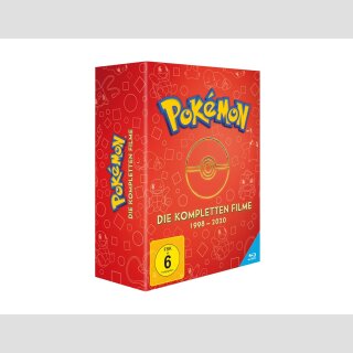 POKEMON Die Kompletten Filme 1998-2020 [Blu Ray]