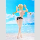 Fairy Tail 100 Years Quest Beach Queens Pop Up Parade PVC Statue Lucy Heartfilia: Virgo Form Swimsuit Ver. L Size 23 cm