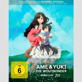 AME & YUKI Die Wolfskinder [Blu Ray] [4K Ultra HD] 2-Disc Steelbook-Edition