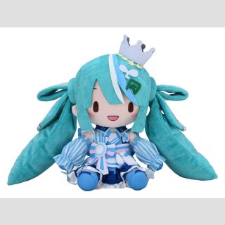 Character Vocal Series 01: Hatsune Miku Fuwa Petit Plüschfigur Hatsune Miku LAWSON 50th Anniversary Special LIVE L 30 cm