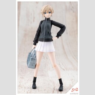 Sousai Shojo Teien Plastic Model Kit 1/10 Rui Saotome Touhou High School Tracksuit Dreaming Style Midnight Onyx 16 cm