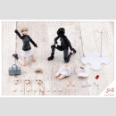 Sousai Shojo Teien Plastic Model Kit 1/10 Rui Saotome Touhou High School Tracksuit Dreaming Style Midnight Onyx 16 cm