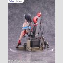 SSSS. Gridman Universe F:NEX PVC Statue Rikka Takarada Gaming Chair Ver. 19 cm