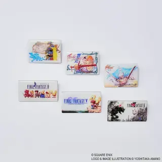 FINAL FANTASY Series Metal Pin Badge Trading  Collection
